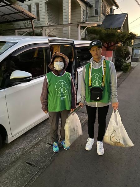  親子三代　山登りゴミ拾い（プレイベント掃除）画像