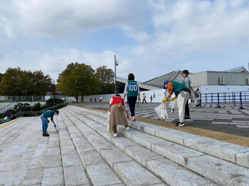 駒沢公園おそうじ画像