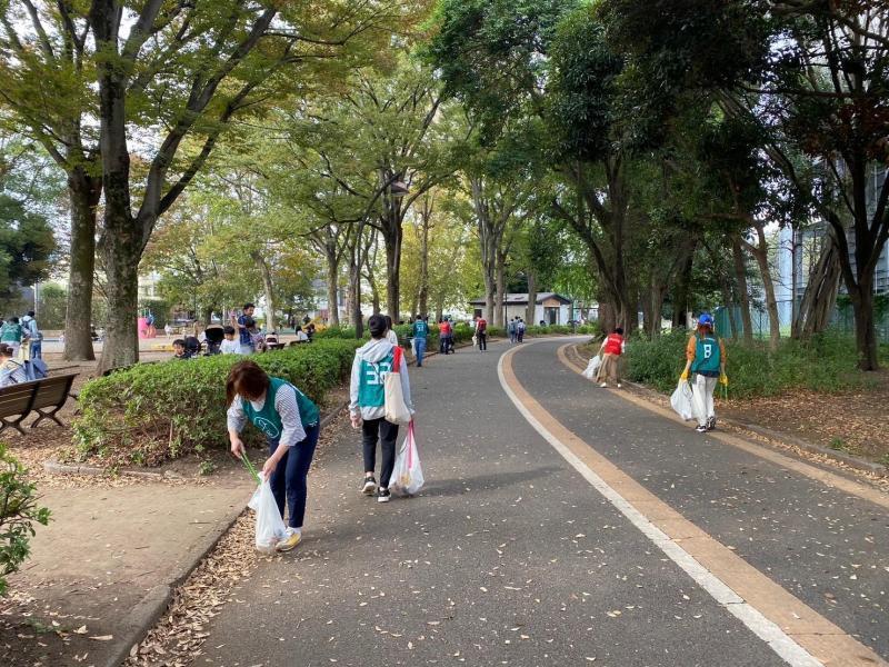 駒沢公園おそうじ画像