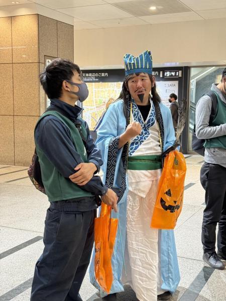 10/31ハロウィンそうじ画像