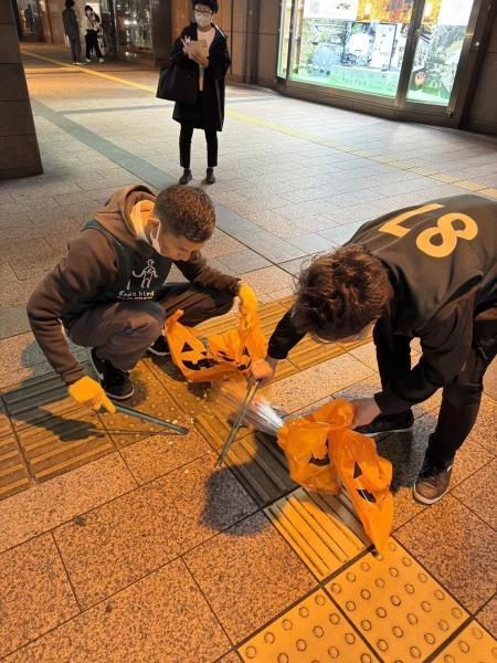 10/31ハロウィンそうじ画像