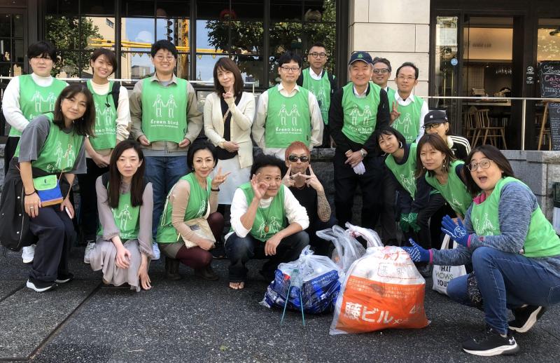 八幡通り清掃画像