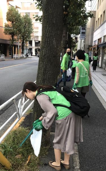 八幡通り清掃画像