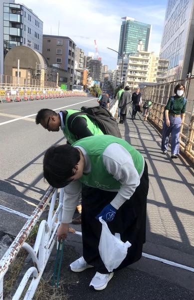 八幡通り清掃画像