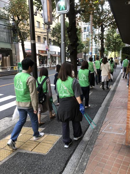 八幡通り清掃画像