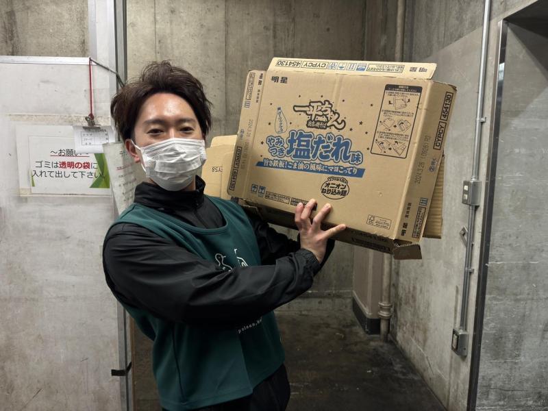 ゴミが多かった！夜そうじ画像