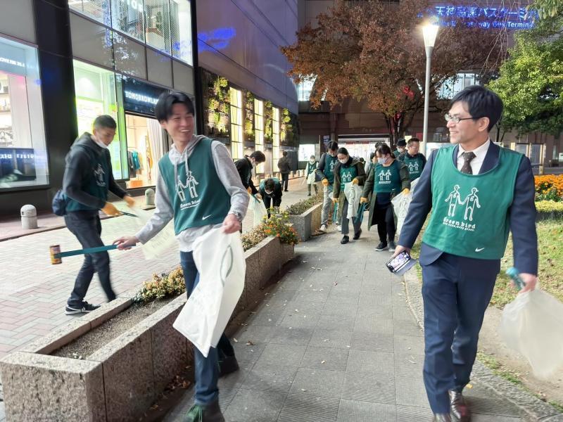 冷えてきましたね。夜そうじ画像