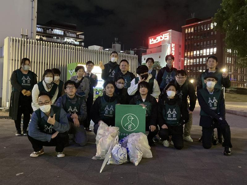 冷えてきましたね。夜そうじ画像