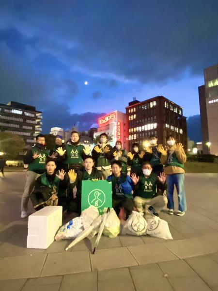 福岡天神　風ツヨっっっっ！！！　土曜そうじ彡画像