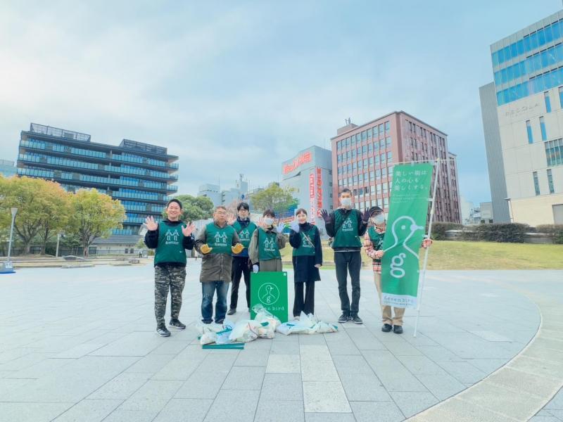福岡天神　朝はみんなでストレッチマン☆朝そうじ画像