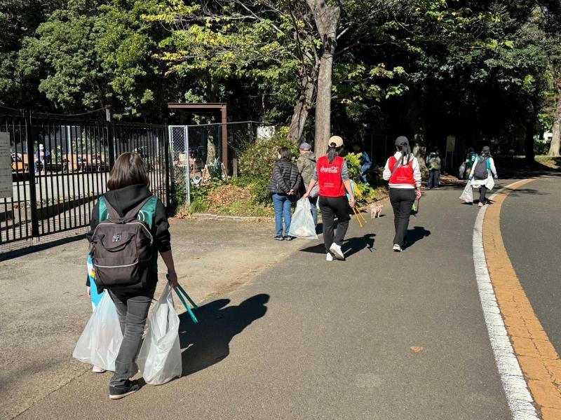 駒沢公園おそうじ画像