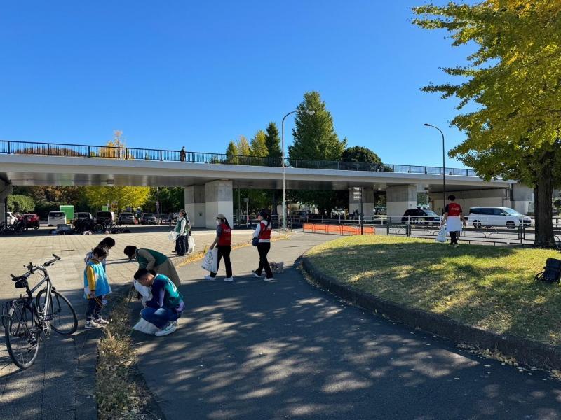 駒沢公園おそうじ画像