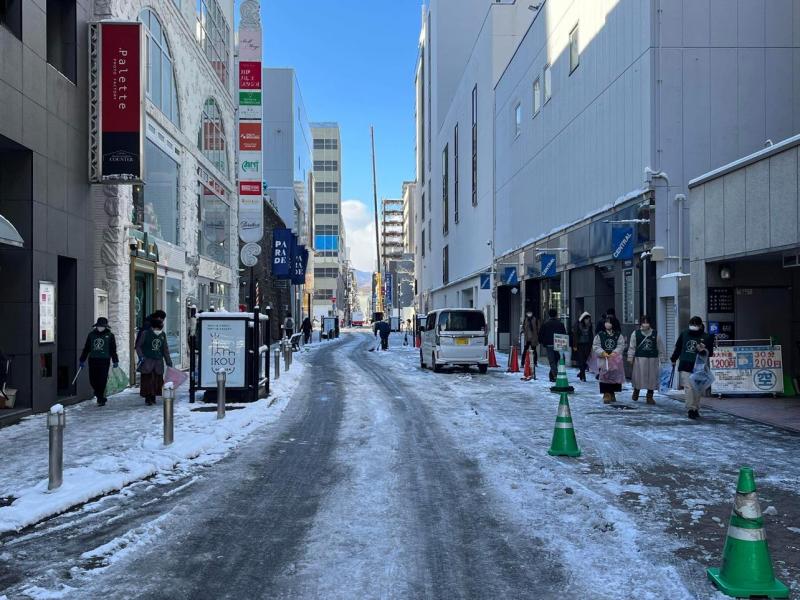 本気の冬がやってきた翌日おそうじ画像