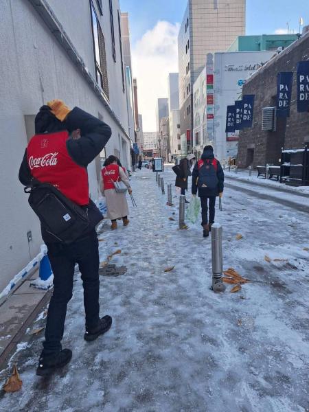 本気の冬がやってきた翌日おそうじ画像