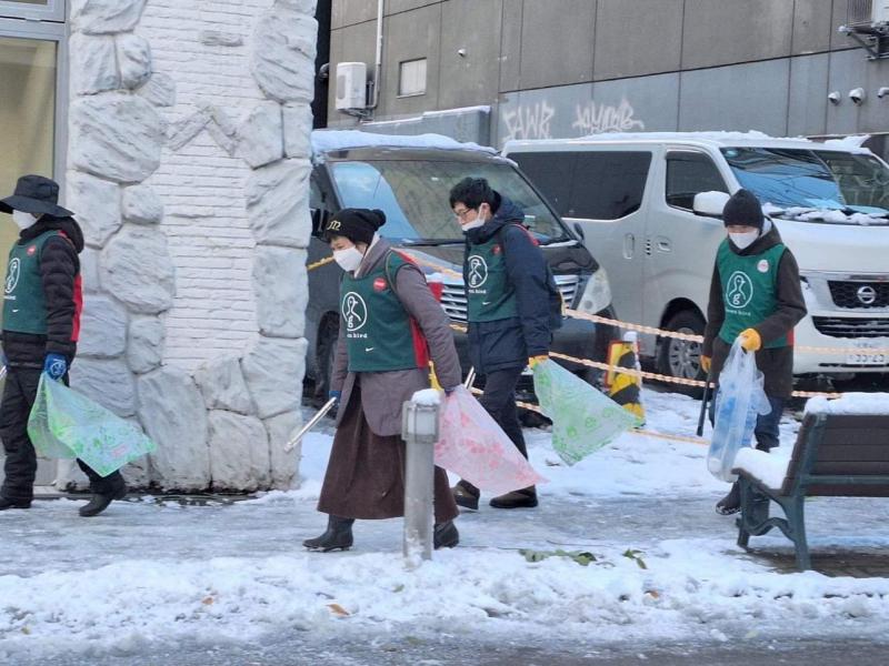 本気の冬がやってきた翌日おそうじ画像