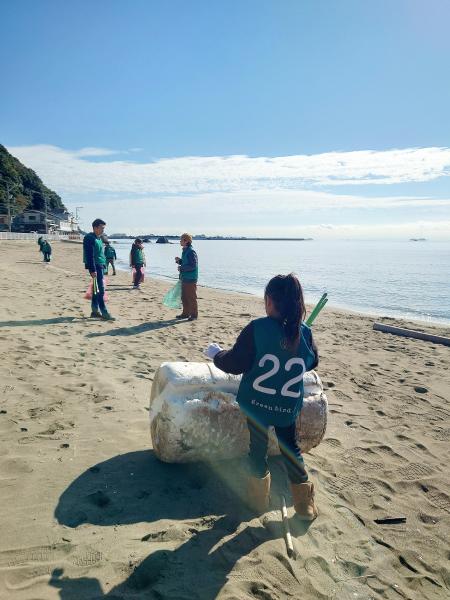 海のモーニングおそうじ画像