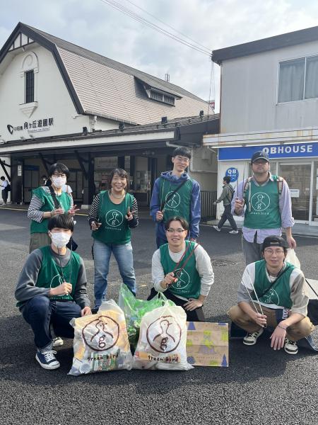 のぼりと掃除！画像