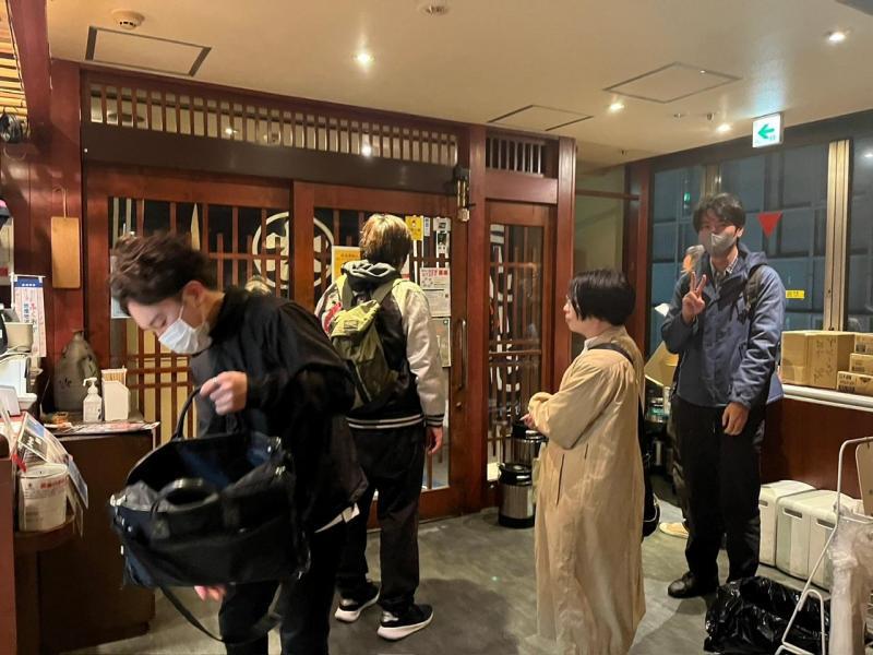 食事会楽しかったよ〜夜そうじ画像