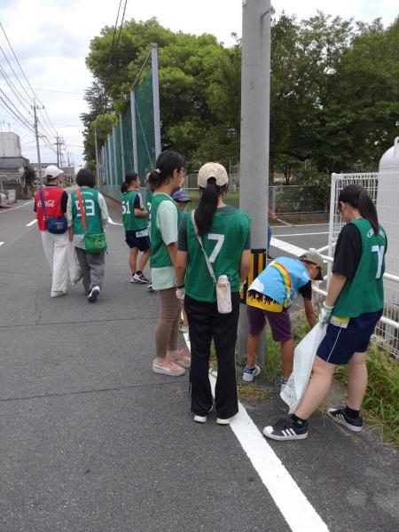 大牟田チーム大牟田駅前お掃除画像