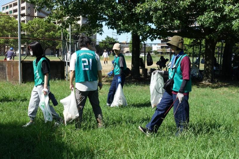 大牟田チーム大牟田駅前お掃除画像