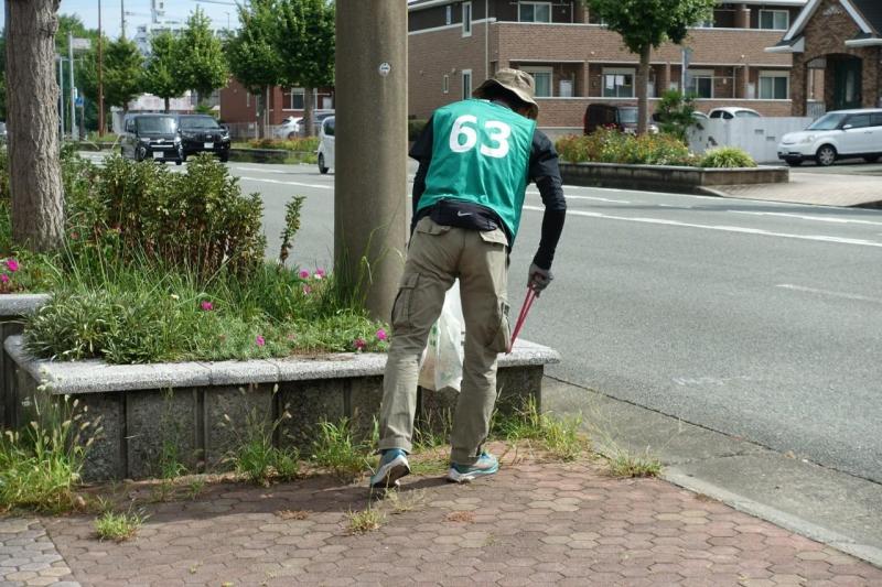 大牟田チーム大牟田駅前お掃除画像