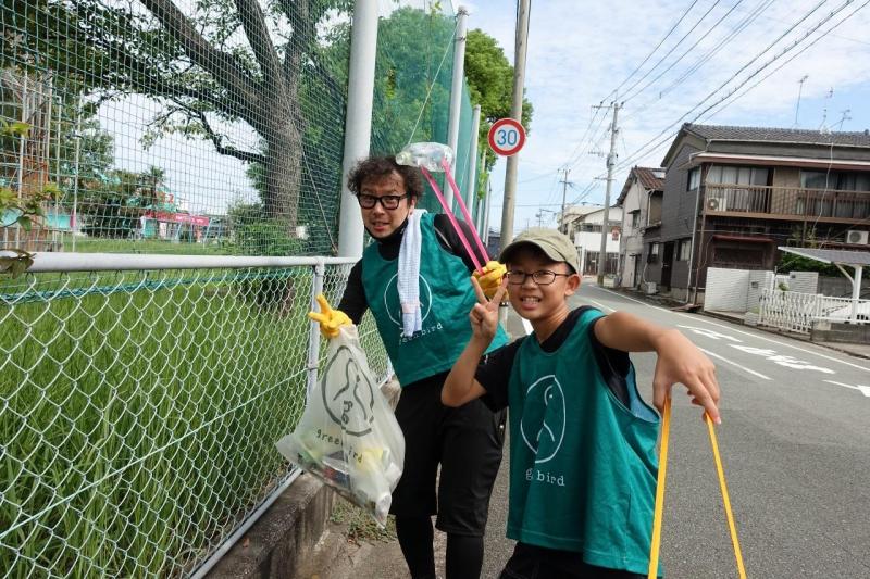 大牟田チーム大牟田駅前お掃除画像