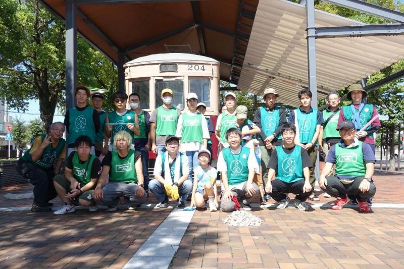 FR2コラボそうじ＠大牟田画像