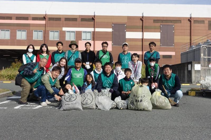 イオンモール大牟田店コラボ防災グリーンバード画像