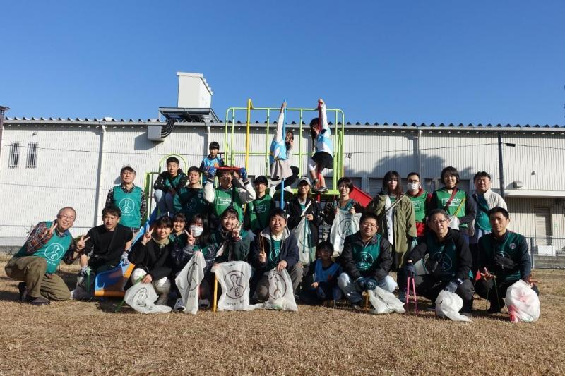 大牟田チーム大牟田駅前お掃除画像