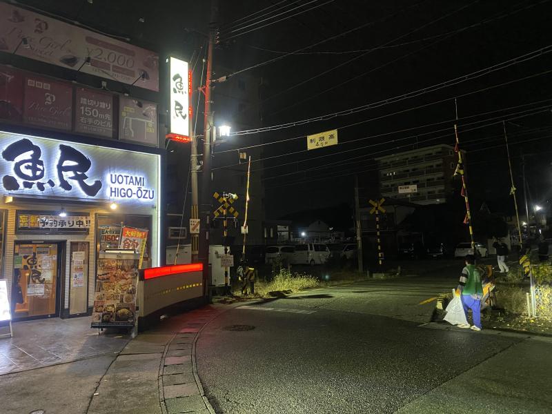 雨でもお掃除しますよー画像