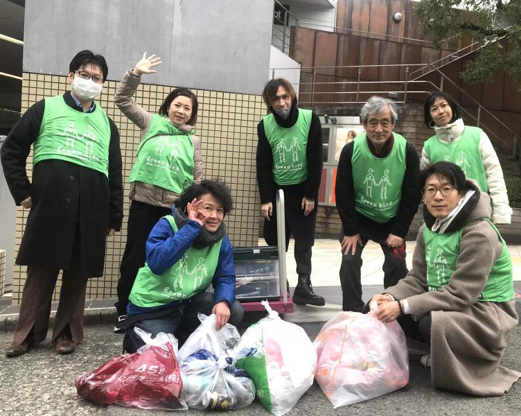 八幡通り清掃画像