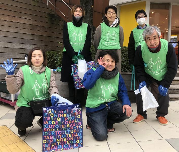 八幡通り清掃画像