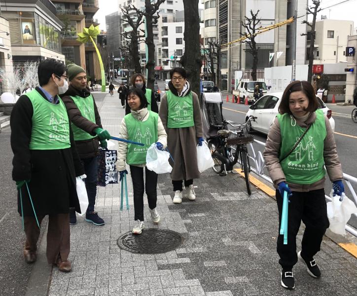 八幡通り清掃画像