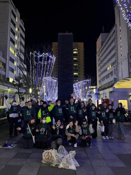 【静岡】夜の街中おそうじ ごみ拾い(通算291回)画像