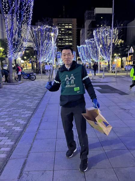 【静岡】夜の街中おそうじ ごみ拾い(通算291回)画像