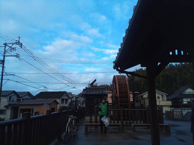 雨降りの後の晴れ間 お掃除