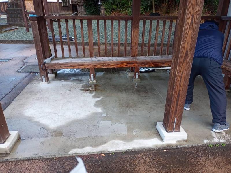 雨降りの後の晴れ間 お掃除画像