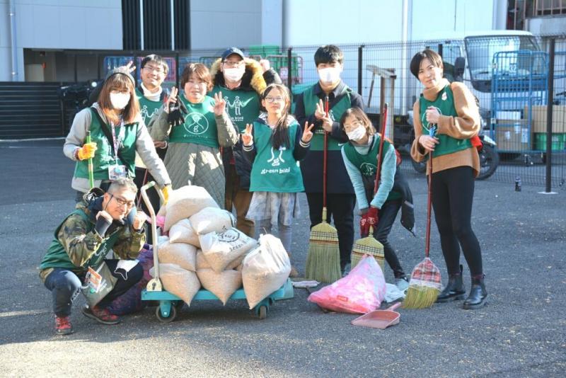 今日のお掃除日記2024年2月3日しもきたちびっこ天狗祭りお掃除編画像