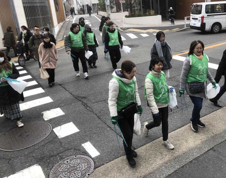 旧山手通り清掃画像