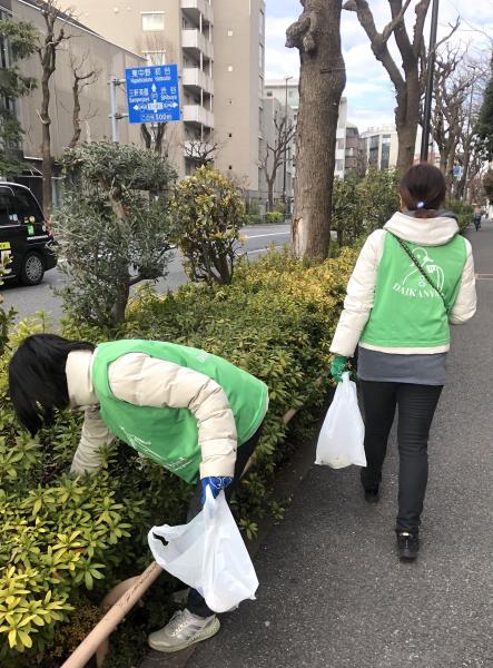 旧山手通り清掃画像