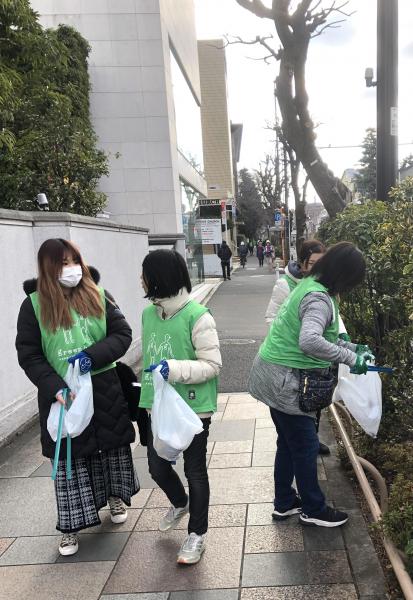 旧山手通り清掃画像