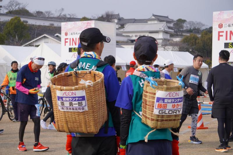 姫路城マラソンおそうじランナー！画像