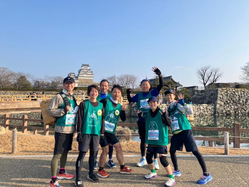 姫路城マラソンおそうじランナー！画像