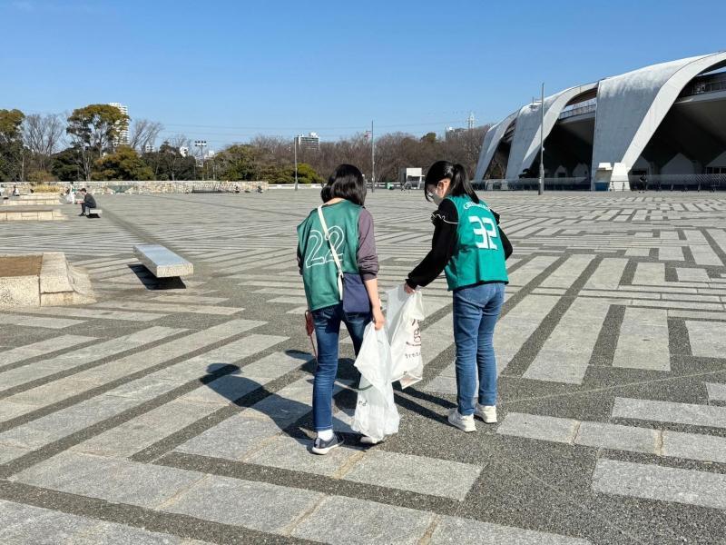 駒沢公園そうじ画像