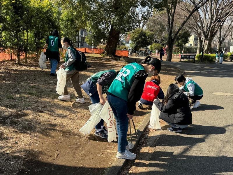 駒沢公園そうじ画像