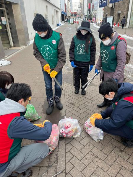 雪のない！？札幌昼そうじ画像