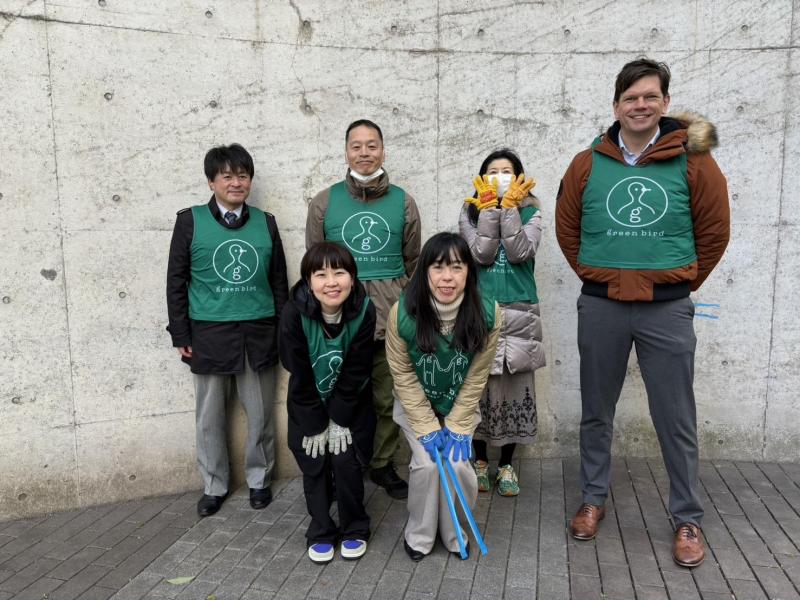 昼掃除　強風画像