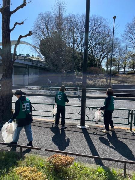 駒沢公園そうじ画像