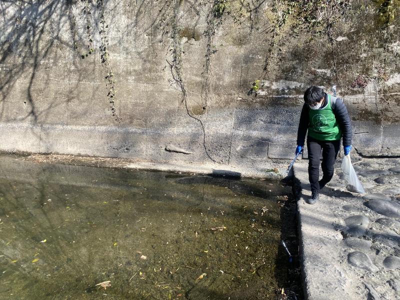 今年度最後の上井手底掃除画像