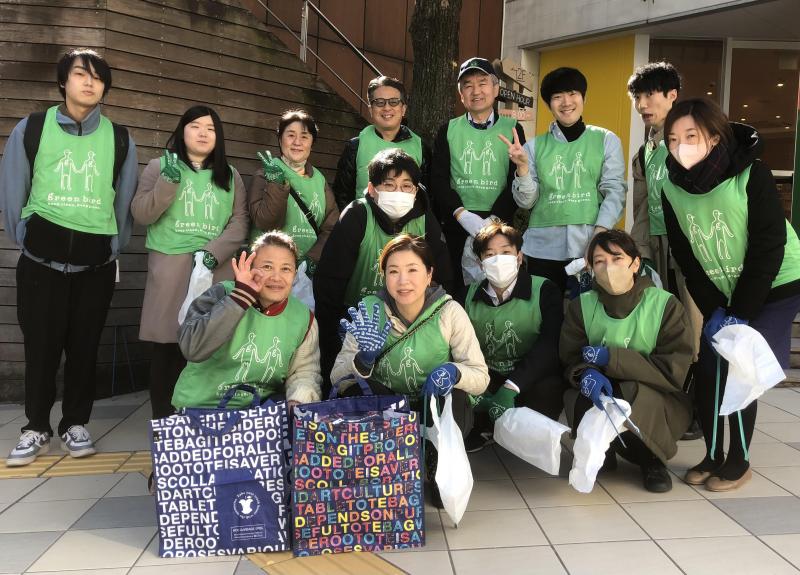 八幡通り清掃画像